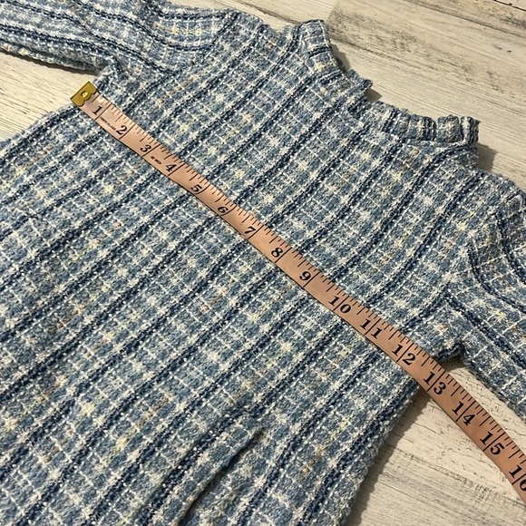 The Oaks Kate Blue Tweed Dress Size 10 - Picture 12 of 13